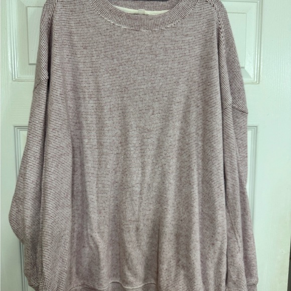 aerie Sweaters - Aerie Soft Knit Sweater in Red and White